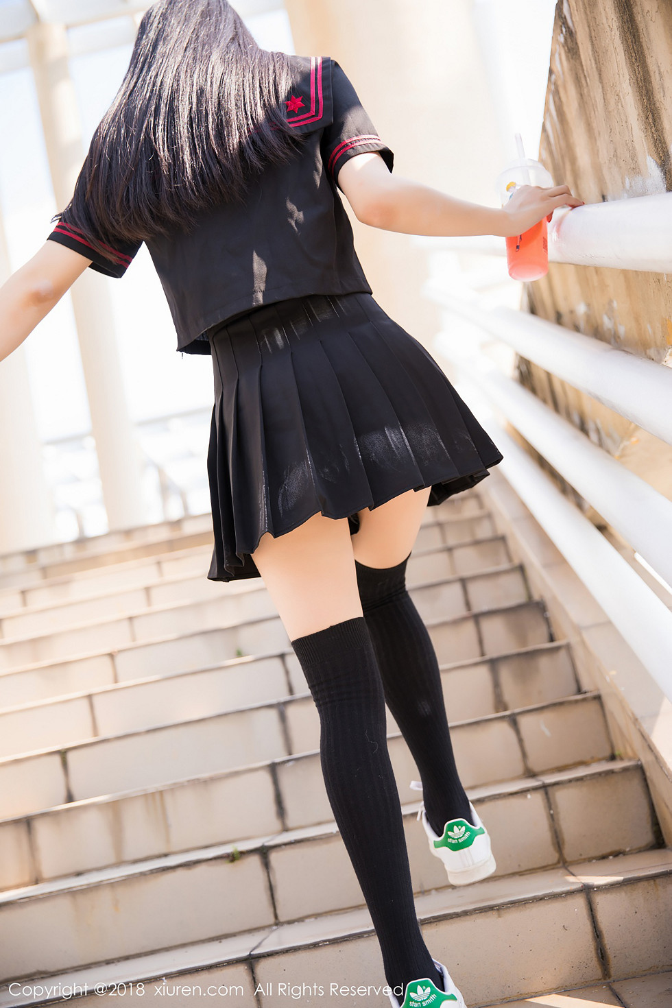 [XiuRen秀人网]No.1156_女神Angela小热巴英伦式校服半脱露性感内衣秀完美身材写真47P